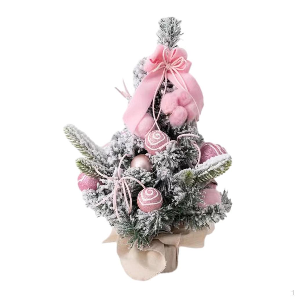 Artificial Christmas Tree Xmas Gifts DIY Desktop Decorations for Dining Table