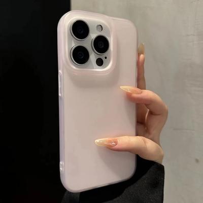Fashion Soft Matte Candy Phone Case For iPhone 17 16 11 12 13 14 15 Pro Max Plus X XS Max Transparent Bumper Cases Cover