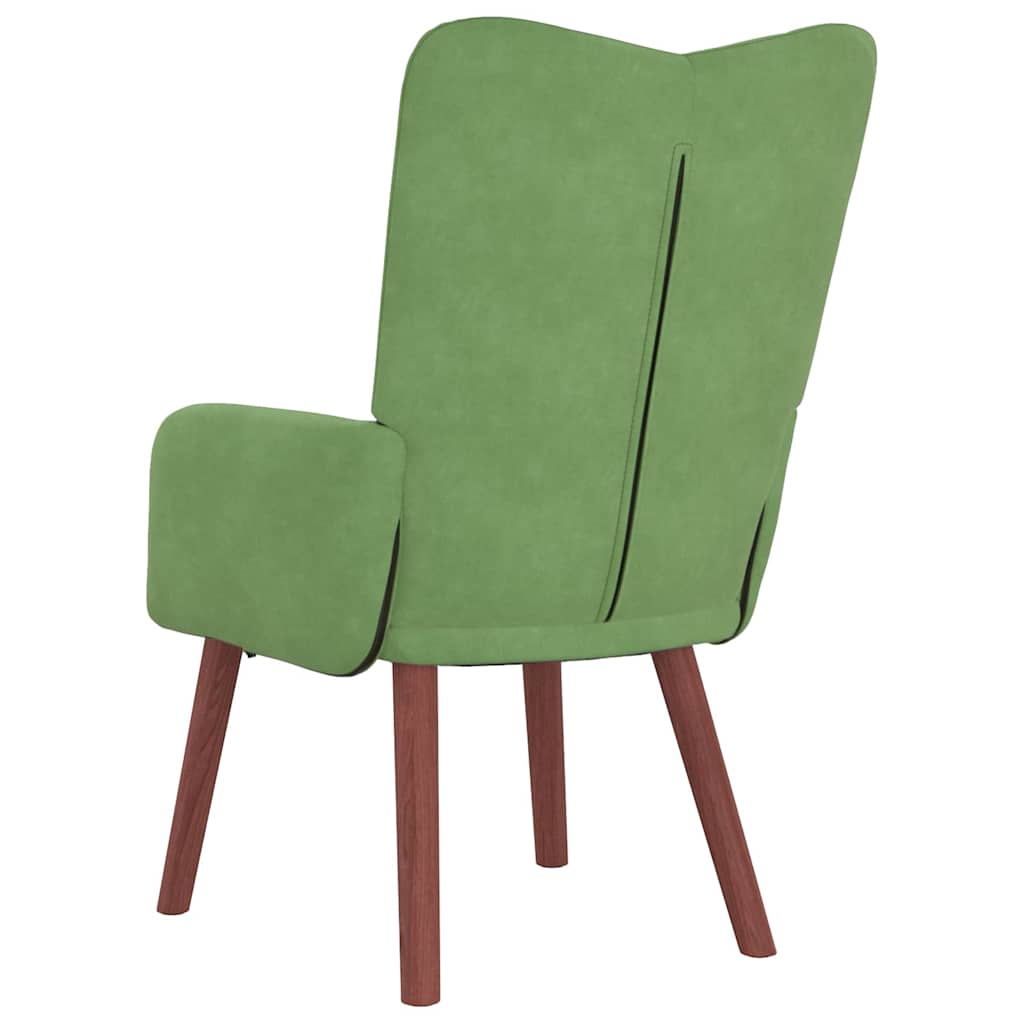 Armchair Light Green 63 X 67 X 94 Cm Velvet