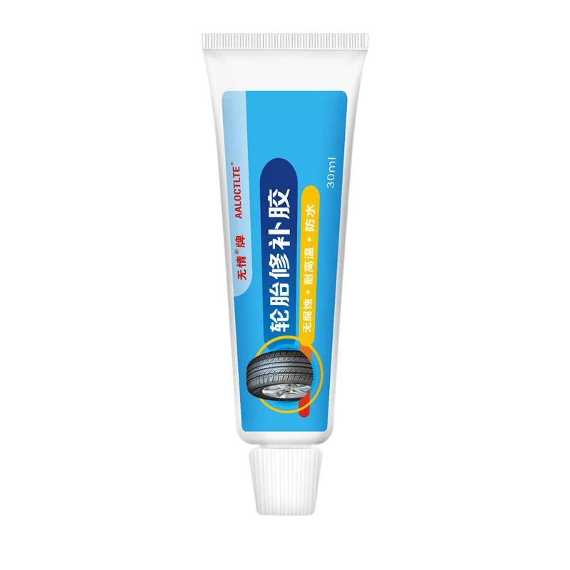 Motorcycle Vacuum Tire Repair Tools Kit with Vulcanizing Tire Repair Strips Vehicle Motorcycle Tubeless Tyre Puncture Plug Set