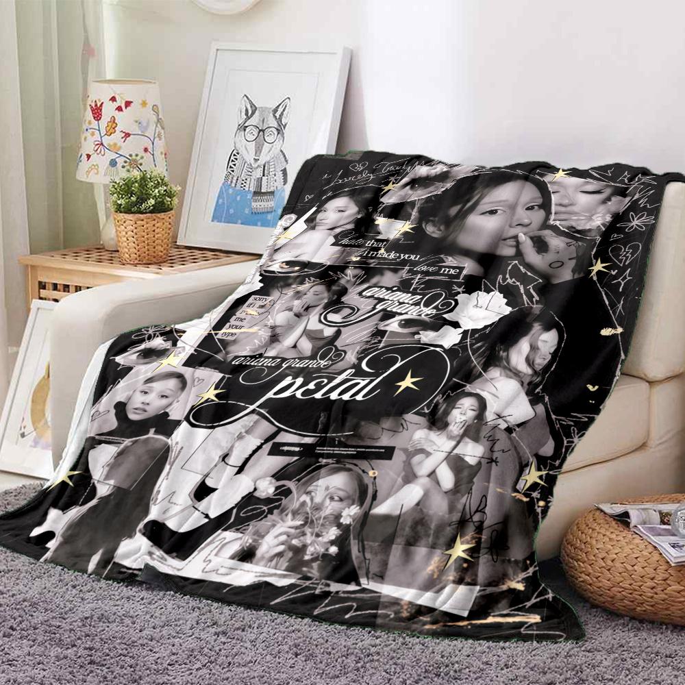 Ariana Grande Blanket, High quality Comfortable for All Seasons, Home Decor, Warmth and Comfort