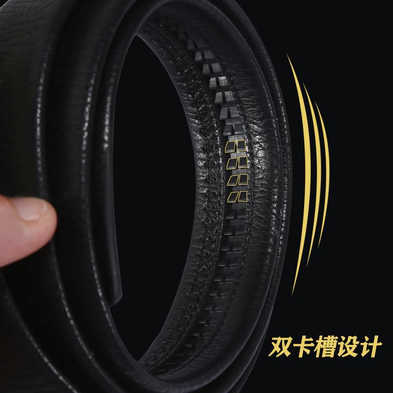 Belt Men'S Automatic Buckle Cowhide Casual Belt Zhongqing Business Belt