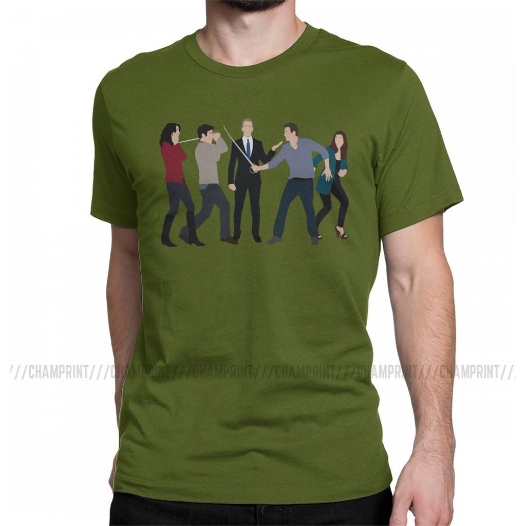 How I Met Your Mother HIMYM TV Show T-Shirt Men Novelty Pure Cotton Tees O Neck Short Sleeve T Shirts Gift Tops