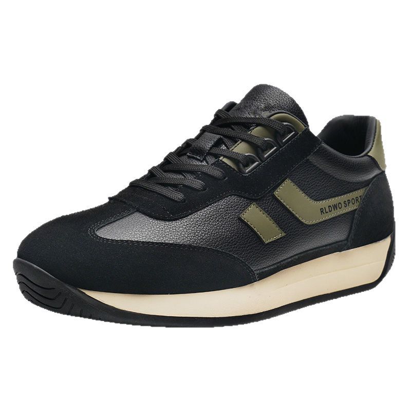 Scarpe sportive casual da corsa Forrest Gump primavera nuove scarpe da uomo piattaforma antiscivolo scarpe trendy nere scarpe da papà versatili