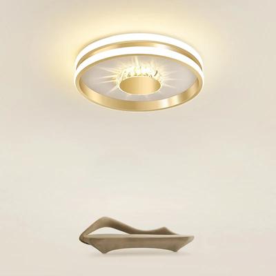 מנורת תקרה LED מודרנית למעבר, מרפסת, חדר שינה, חדר אמבטיה, זהב, שחור, מנורת תקרה, גופי תאורה פנימיים יוקרתיים