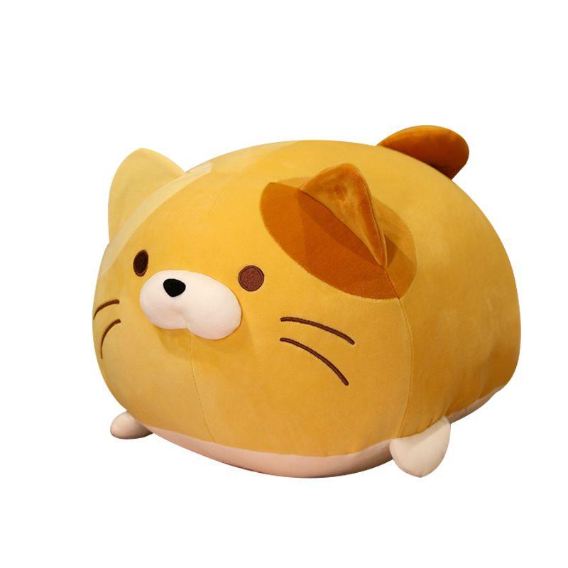 

Toys Cat Stuff Stuffed Toy Plushie Plush Doll For Girls Pillow Home Decor 35cm/13.7in жёлтый