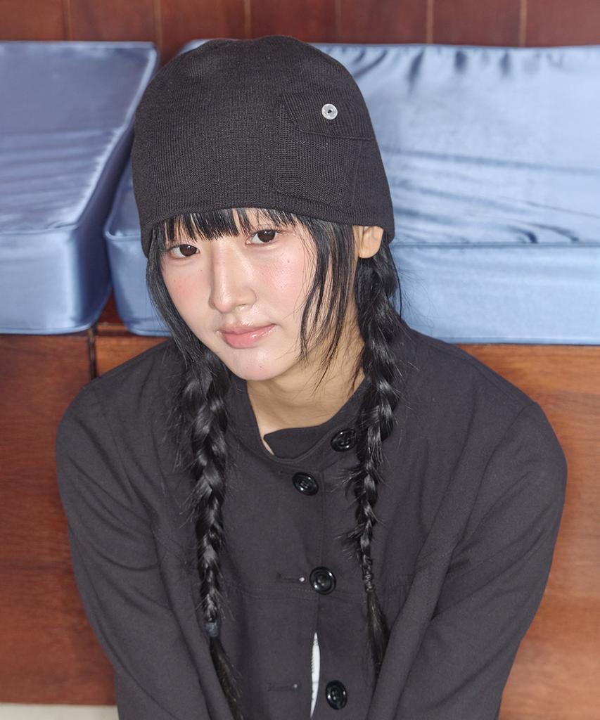 Kiibi Boki Pocket Beanie Black