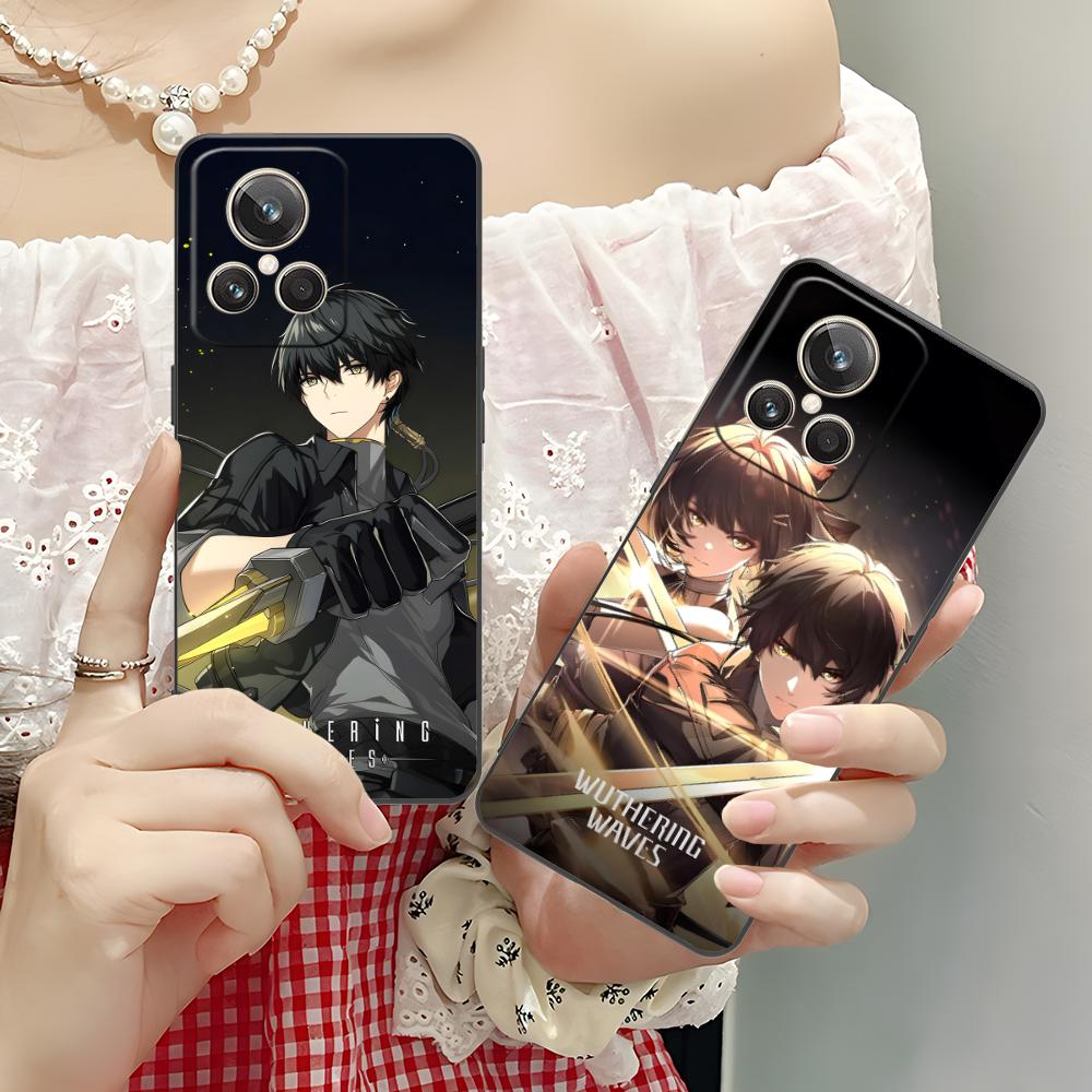 Wuthering Waves Rover Matte TPU Mobile Phone Case for Realme GT 8 Neo Pro C75 73 71 C67 65 C55 53 C35 31 C20 15 Colorful Cover