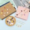DIY Keychain Making Supplies with 100 Charms 20 Keychain Clips 100 Jump Rings 25 Extender Chain DIY Crafts Keychain Making Kit