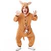 Kids Boys Girls Animals Kangaroo Hooded Jumpsuit With Doll Set Halloween Role Play Dress Up Cosplay Costume