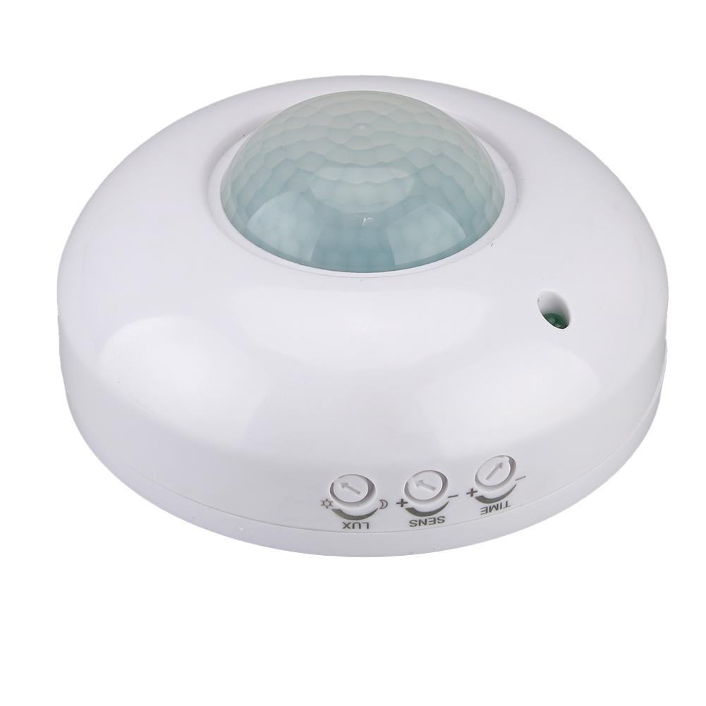 Ceiling Mount PIR Motion Sensor Switch with High Sensitivity Detection Energy saving Design and Wide Voltage Range