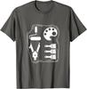 Love Art Tools Artist Painter Graphic TShirt Men Casual Cotton Crewneck Tee