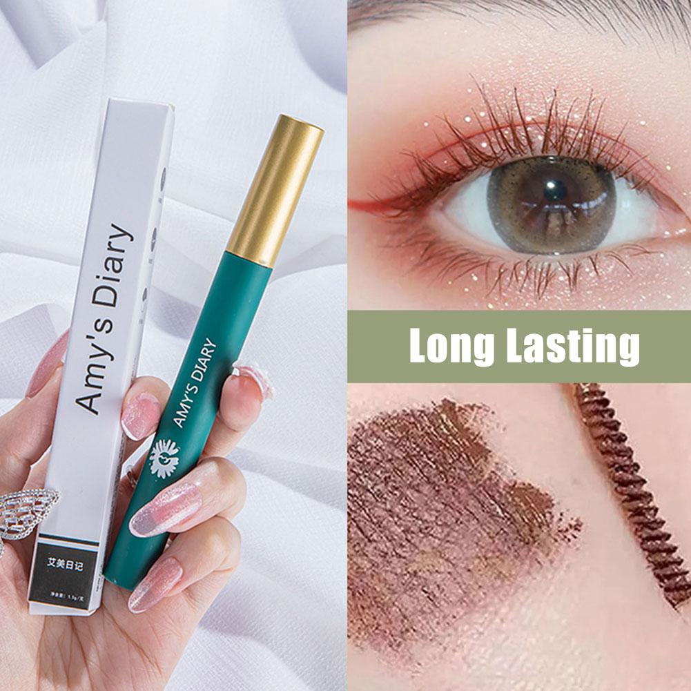 Black Brown Magic Color Mascara Curl Eyelash Extension Makeup Long Lasting Lengthening Mascara O1R7