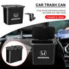 1Pcs Car Hanging Trash Bin Seat Back Storage Box Phone Holder Hook For Civic Accord Crider City XRV CRV HRV Inspire Fit Odyssey Envix