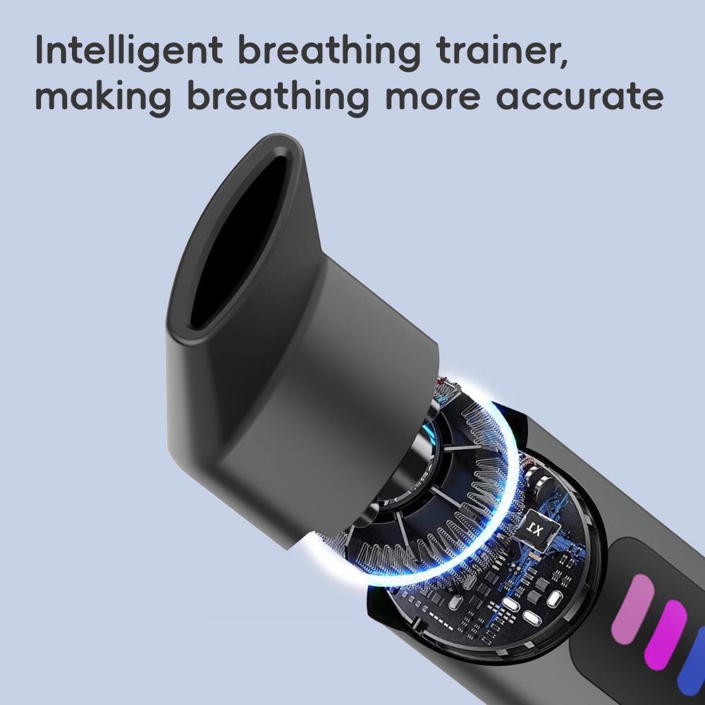 Portable Breathing Trainer Home Fitness Cardio Exercise Yoga Mountaineering Hiking Running Workout