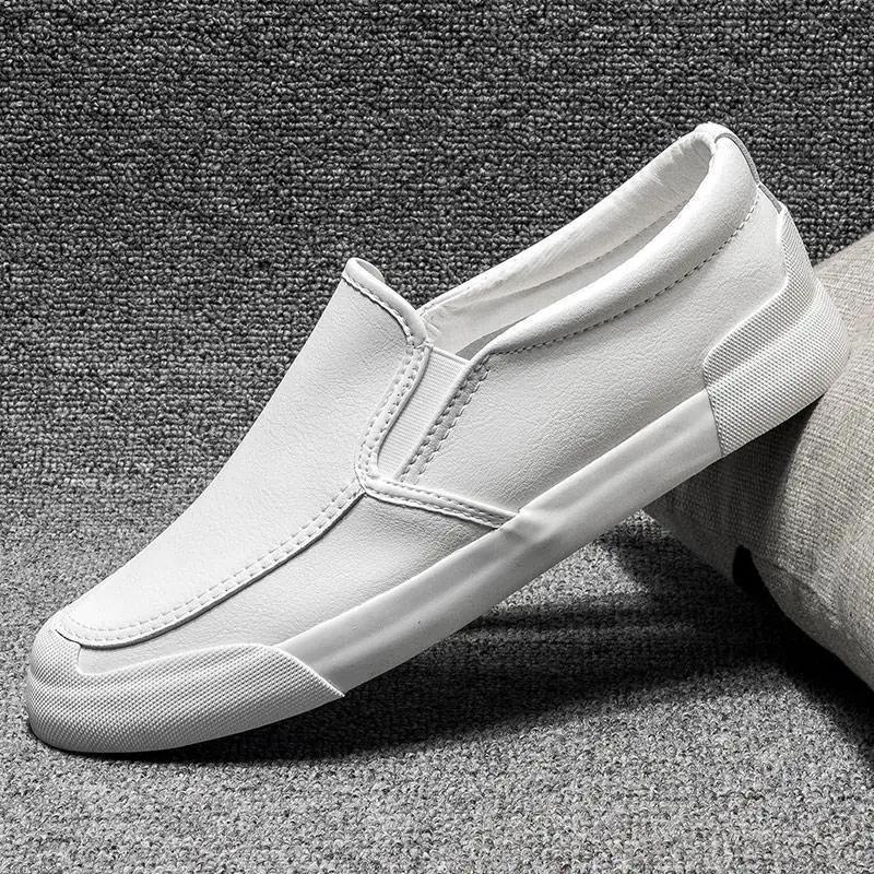 Slip-on Male Casual Shoe New In Footwear Men's Leather Shoes Offer Classic Original Common Designer Sale Shipping Free Low Price