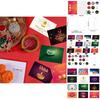 Diwali Theme Greeting Card Kit With Envelopes And Festive Stickers For Event Decoration