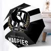 Collingwood Magpies, AFL - Apertura e Chiusura Automatiche, Struttura a 8 Costole Ombrello Portatile, Adatto per Uomini e Donne in Tutte le Stagioni - Perf