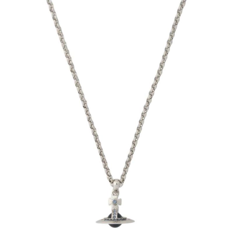 

Vivienne Westwood Ball Shaped Decorative Necklace Men necklaces Blue 2250952157-095 Basic Packaging-Dust Bag+Box