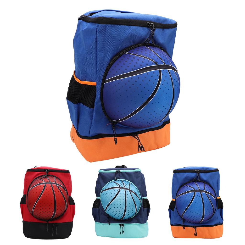 Basketball Backpack with Shoe Compartment Oxford Cloth Breathable Soccer Backpack Sports Bag for Out