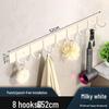 Punch-Free Space Aluminum Wall-Mounted Coat and Hat Hook Hanger for Bathroom
