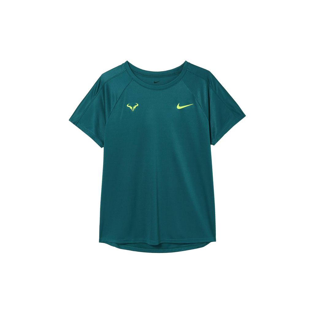 Nike ChallengerRAFA DRI FIT SS24 Tennis Top Men's Geode Water Duck Cyan DV2888-381