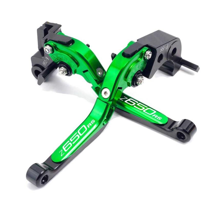 Adjustable Folding CNC Brake Clutch Lever Kawasaki Z650RS Motorcycle Aluminum Alloy Handlebar Control