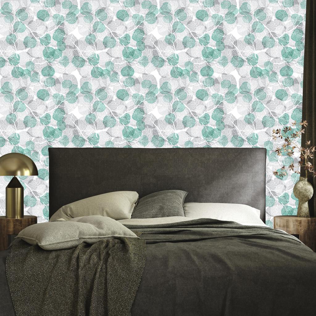 Drawn Leaves Wallpaper for Living Room and Bedroom 50x1000