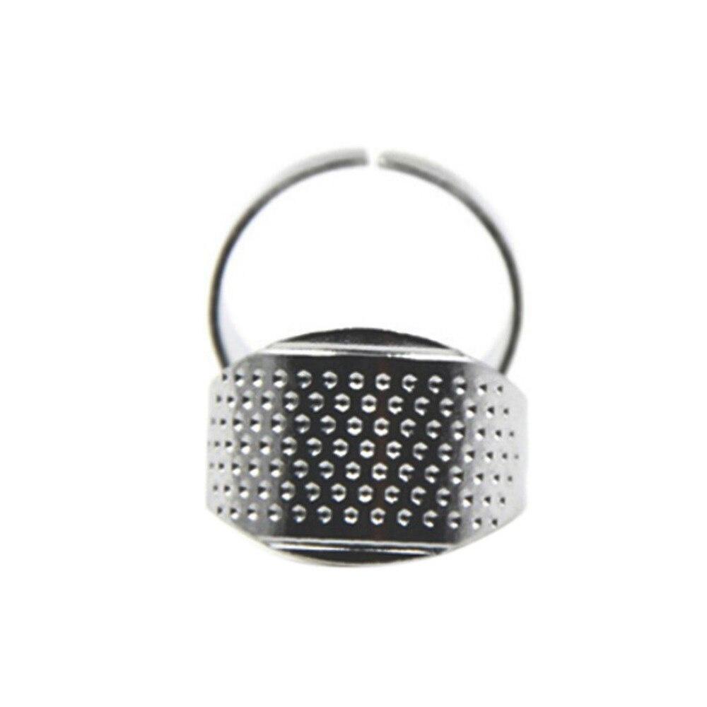 5Pcs/set Silver Ring Thimble Finger Protector Household Quilting Craft Accessories Household DIY Sewing Tools