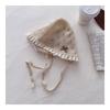 New Summer Kids Sun Hat Sweet Lace Bow Girls Straw Hat with Straps Beach Vacation Children Breathable Fisherman Hat
