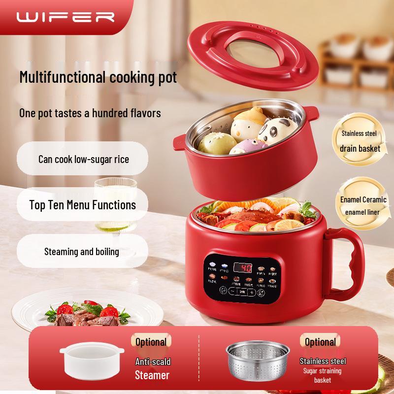 Smart 3L Rice Cooker with Color Screen & Non-stick Pan - Multi-functional for Home