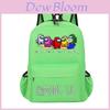 Among Us Student Backpack With Breathable Waterproof Canvas For Casual Travel