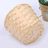 Bambus-gewebter Korb für den Haushalt, Organizer für BHs und Kleinigkeiten, Rattan-Pflanzkasten, Desktop-Container für Gartenblumenvase