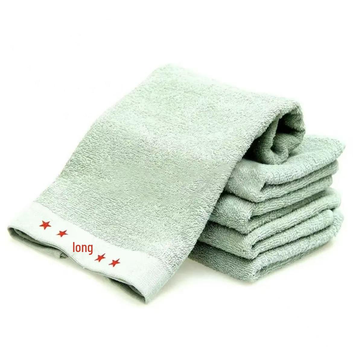 Military Green Towels for Summer Camp and Team Building Activities 85x35 cm
