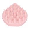 Shampoo Massagebürste Silikon Kopfhautbürste Haarmassagegerät Baden Duschen Haarreinigungkamm Rosa