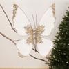 Flocking Artificial Glitter Butterfly DIY Butterfly Tree Hanging Decor  Party Decor