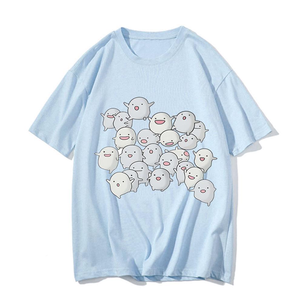 Warawara THE BOY AND THE HERON T Shirt Men/Woman Harajuku Aesthetic Graphic Kawaii Shirt Unisex Casual High Quality Cute Clothes