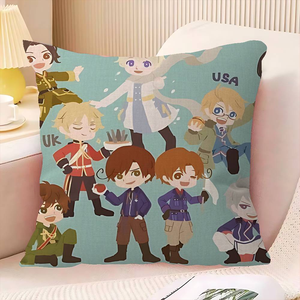 Anime Cartoon Hetalia Axis Powers Personalized picture text home decorative pillows Household Gifts xcm