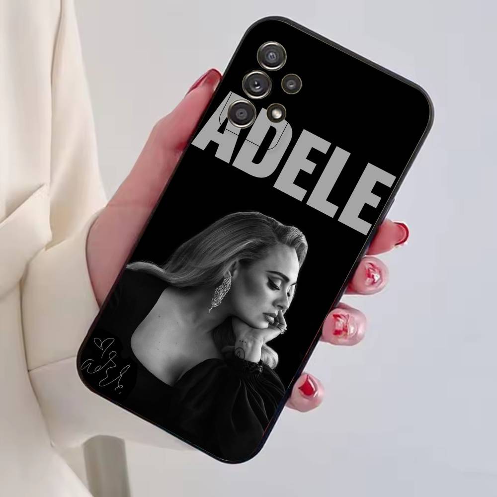 Singer A-Adele Phone Case For Samsung S25,S24,S21,S22,S23,S30,Ultra,S20,Plus,Fe,Lite,Note,10,Black Cover