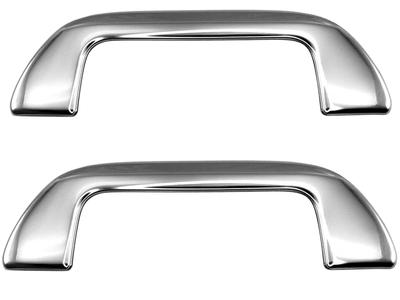 Custom Ultra Mirror Finish Stainless Steel Plated Assist Grip Covers Fits JH N N N N WGN N-WGN JH3/JH4 (2-Piece Set) [INT-GRIP-014-2PC] H3,