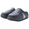 MLB Los Angeles Dodgers Chunky Liner Mule Comfortable Anti-Slip Closed-Toe Slippers Unisex slippers Black 3ASQC0153-07BKS