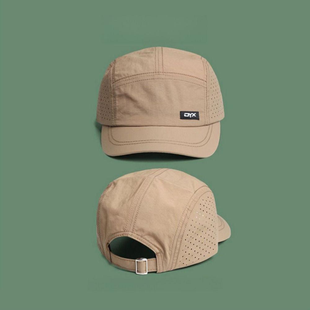 Sunshade Mens Mesh Hat Ultra-thin Quick-drying Dad Hat Fashion Short Brim Baseball Cap Summer
