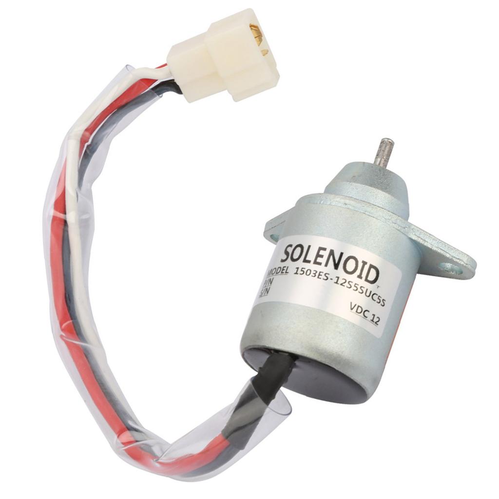 12V Diesel Fuel Engine Shut Off Stop Solenoid Valve Replacement Kit 1503ES 12S5SUC5S