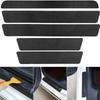 5PCS Car Door Sill Protector for Toyota Highlander 2020-2024 2025, Carbon Fiber Texture Door Entry Guard Accessories Threshold/Rear Bumper Guard