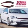 For Golf 7.5 MK 7.5 2018-2020 Car Front Bumper Lip Shovel Side Surround Spoiler