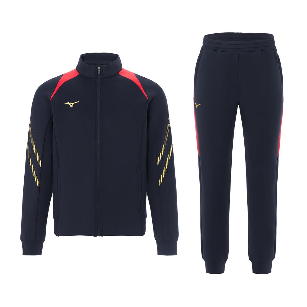 Men's Mizuno Casual Sportswear Sets Unisex Stand Collar Moderate