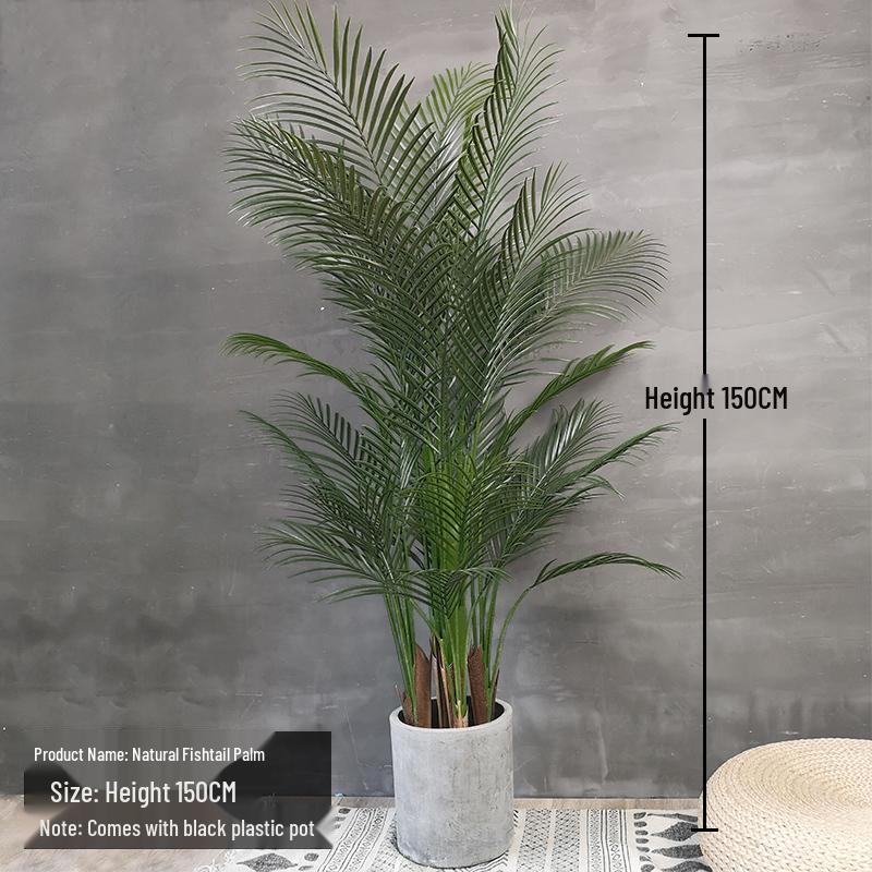 Luxury Fiddle-Leaf Fig Artificial Tree - Large Indoor Potted Plant Decor.