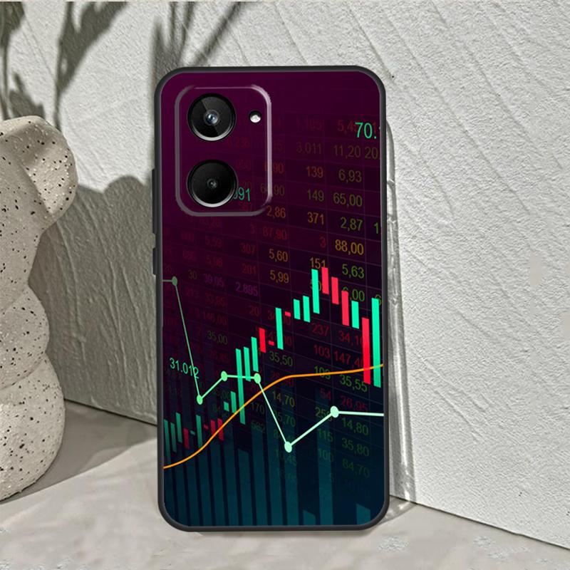 Day Trading Day Trader For Realme C55 C53 C67 C75 C71 C61 C33 C63 C51 C65 10 11 12 13 14 Pro Plus GT7 15 Pro Case