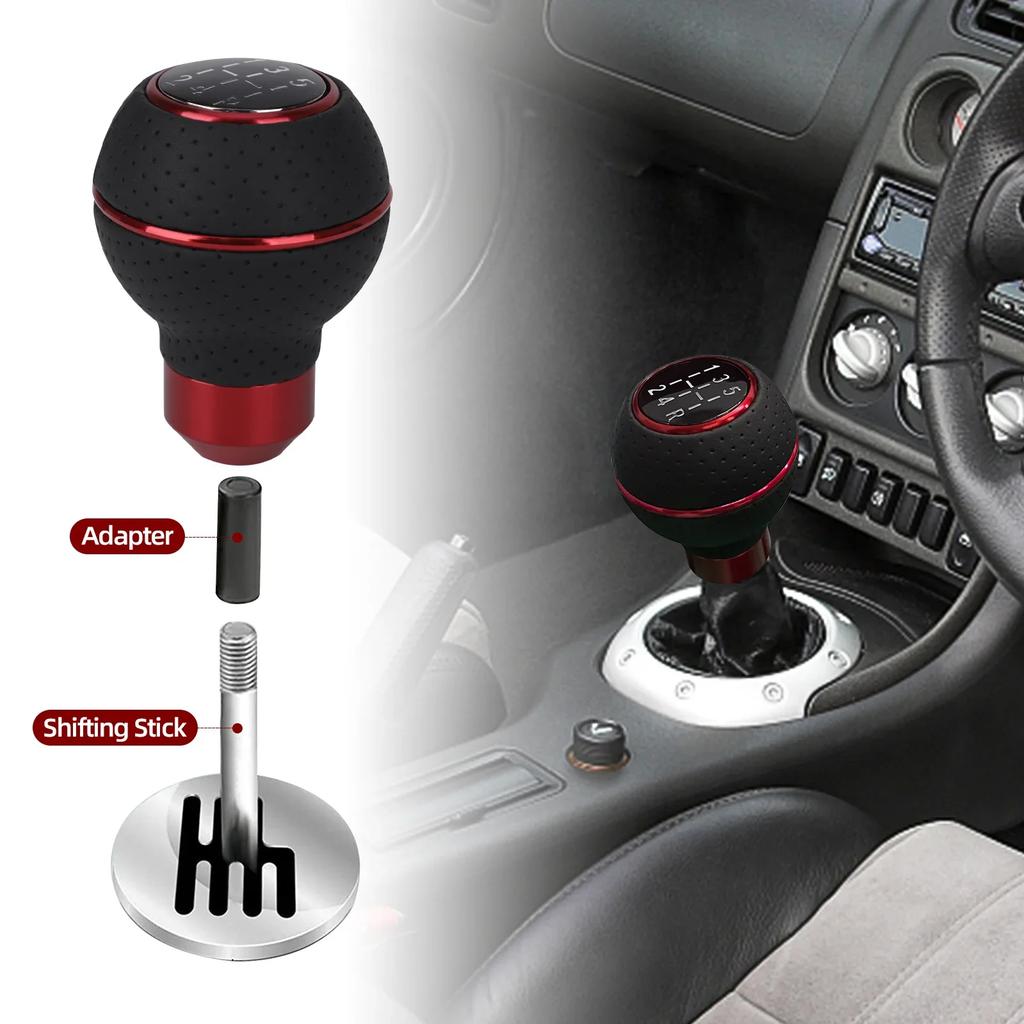 5-Gang-Aluminium-Universal-Auto-Schaltknauf M8 M10 M11 M12 für Schaltgetriebe Automatik-Schalthebel