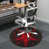 1pc Baphomet Symbol Office Round Area Rug, Under Office Chairs Bedroom Living Room Home Decor, Room Deco, Available In Various Sizes